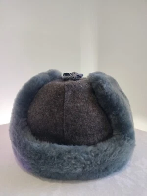 Raro Autêntico Chapéu Ushanka Soviético Vintage URSS 1980s Tamanho XS\S - 51cm Interno  - Imagem 1 de 4