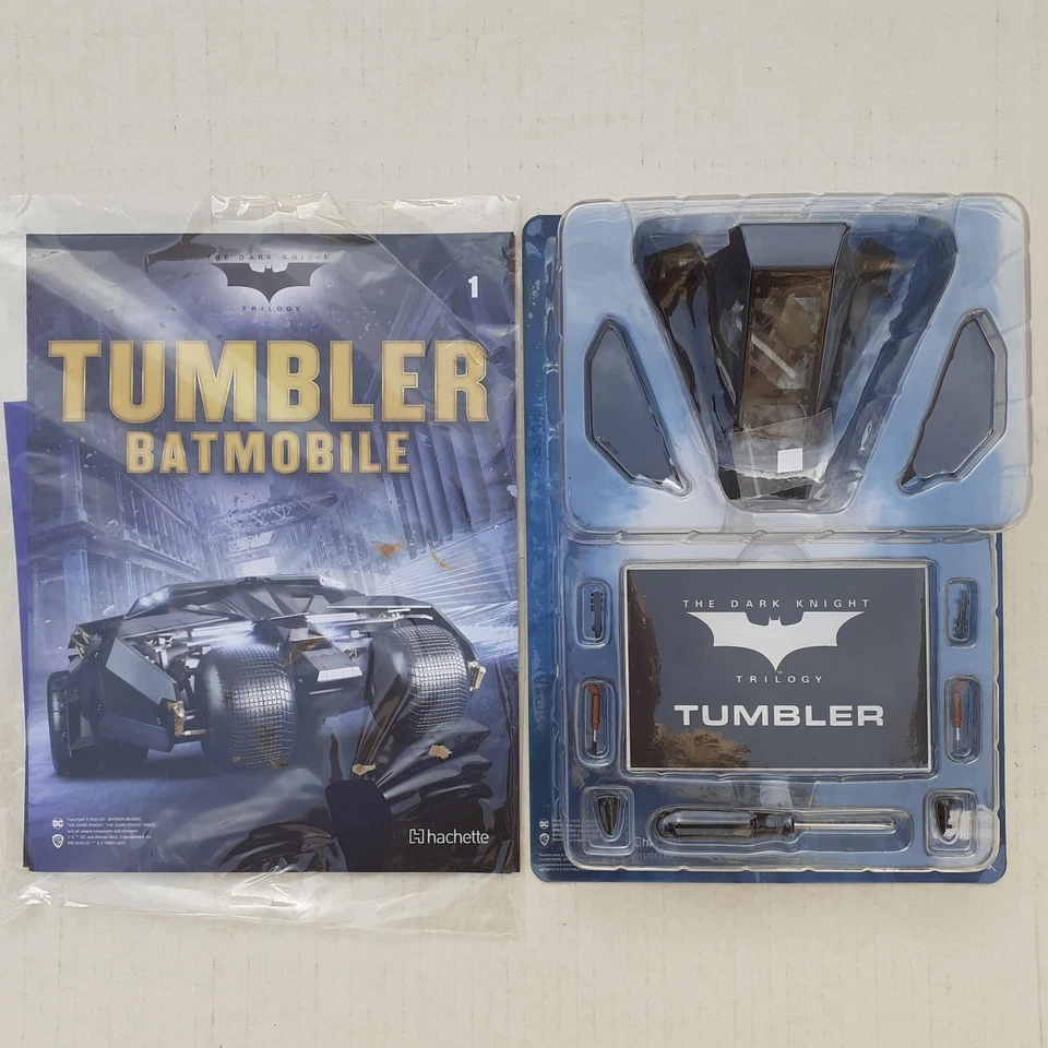 BATMAN TUMBLER BATMOBILE 1/8 THE DARK KNIGHT  HACHETTE 2022 EDICOLA  - Immagine 1 di 4