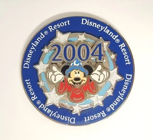 Calamita Spinner Stregone Topolino 2004 Disneyland Resort rotonda 3 strati - Foto 1 di 8