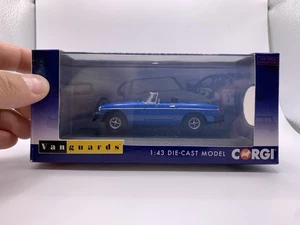 Vanguards Corgi 1:43 MGB Pageant Blue VA13004 - Picture 1 of 7