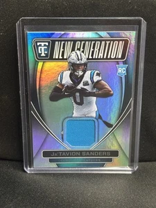 2024 Panini Maglie Nuova Generazione Totalmente Certificate Ja'Tavion Sanders #NGJ-JSS - Foto 1 di 2