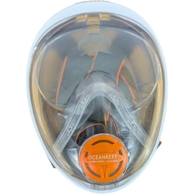 Máscara de snorkel facial completa para niños (solo parte facial) Ocean Reef ARIA JR blanca talla XS Foto 1 de 4