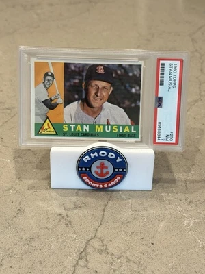 1960 Topps Baseball #250 Stan Musial PSA 7 - Image 1 of 2
