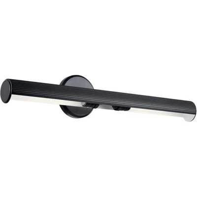 Luz de pared negra Kichler Lighting 52651BK Midi 26 vatios 24 pulgadas Foto 1 de 4