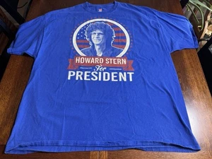 Herren 3XL Hanes Preshrunk Baumwolle "Howard Stern For President" T-Shirt NEUHEIT - Bild 1 von 17