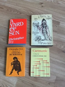 Christopher Fry Theaterstücke und Übersetzung (Cyrano) 4 Titel alle Vintage Bücher - Bild 1 von 5