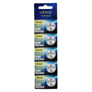 5pc Rechargeable LIR2032 Batteries Coin Cell Batteries For Electronics - Picture 1 of 6