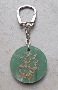 Vintage GERFLEX Keyring key chain table football covering France plastic 1990s - Picture 1 of 4