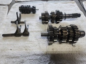 2011 09-12 HONDA CRF450R CRF450 Transmission Tranny Gears Forks & Drum - Picture 1 of 9