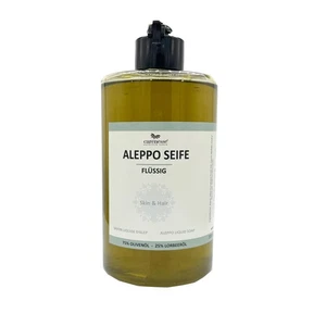 Flüssige Aleppo-Seife 25% Lorbeeröl Flüssigseife Duschgel 500ml #Alepposoap - Bild 1 von 7