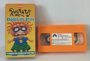 Rugrats: Chuckie The Brave (VHS, 1996) 4 Cartoons Plus Rap Music Video - Picture 1 of 4