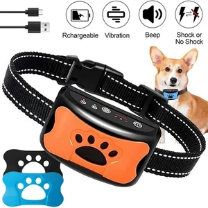 Anti Bell Halsband Hunde-Erziehungshalsband Ton Vibration Für Hunde Haustier - Bild 1 von 24