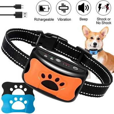 Anti Bell Halsband Hunde-Erziehungshalsband Ton Vibration Für Hunde Haustier - Bild 1 von 4