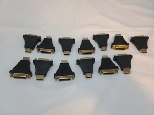 Bulk 13x HDMI Male to DVI Female Adapter DVI-D Dual Link - Picture 1 of 1