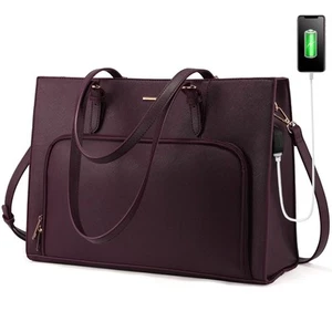 LOVEVOOK Laptoptasche für Damen 15,6 Zoll wasserdicht Arbeitstasche Aktentasche USB - Bild 1 von 8