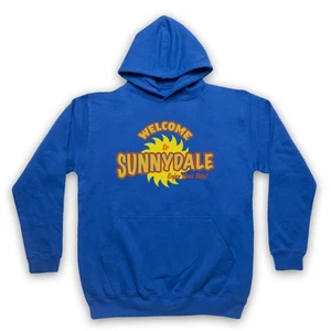 BUFFY THE VAMPIRE SLAYER WELCOME TO SUNNYDALE SIGN ADULTS UNISEX HOODIE - Picture 1 of 11