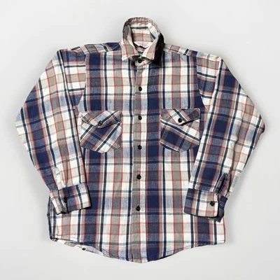 Sz 14-14.5 (S)- Vintage 70’s Frostproof plaid wool flannel men’s outdoor USA!! - Image 1 of 4