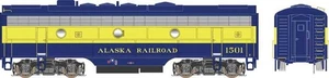 Bowser 24706 HO EMD F3B w/LokSound & DCC Alaska Railroad #1501 (McKinley Scheme, - Picture 1 of 1