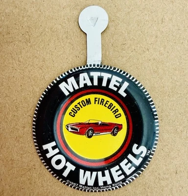 Заказной металлический значок Firebird Hot Wheels кнопка Redline для демонстрации Pontiac 1967 - Изображение 1 из 2