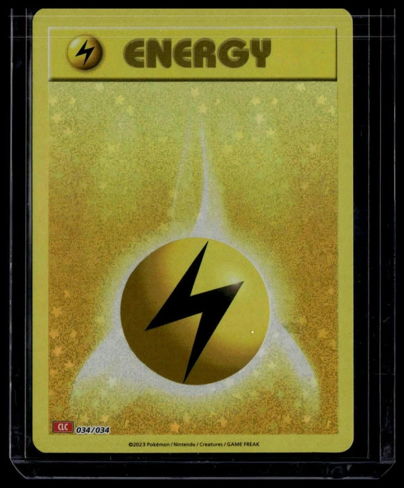 Trading Card Game Classic #034/034 Basic Lightning Energy - Image 1 of 2