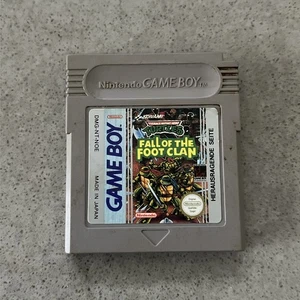Teenage Mutant Ninja Hero Turtles Fall Of The Foot Clan Nintendo Gameboy Spiel - Bild 1 von 2