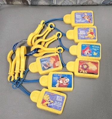 Lot Of 7 Disney Tunes Kid Clips Cartridges - Lion King, Pooh, Little Mermaid - Image 1 of 4