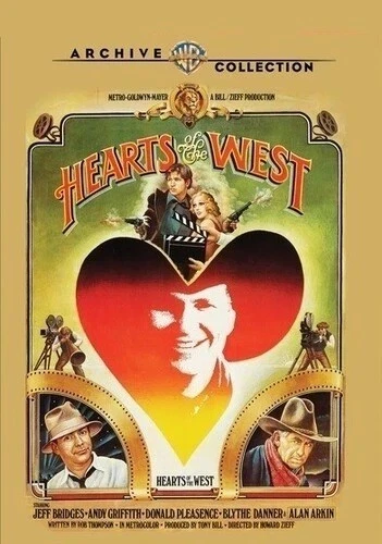 HEARTS OF THE WEST (1975) Jeff Bridges - Public Domain DVD NO CASE - Image 1 of 1