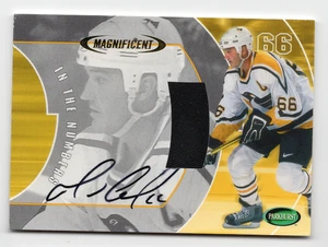2002-03 Parkhurst Magnificent In the Numbers Patch Autograph Mario Lemieux 5/5 - Picture 1 of 2