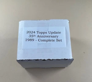 2024 Topps Update - 1989 35th Anniversary - Complete Set 1-50  ALL CARDS SLEEVED - Picture 1 of 4