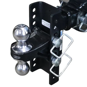 Shocker XR Adjustable Combo Ball Drop Hitch - Foto 1 di 5