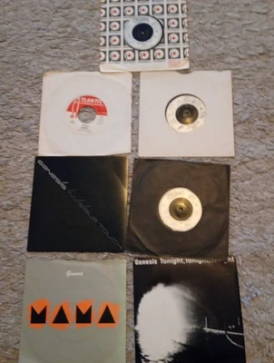 GENESIS  7  7" VINYL - FOLLOW YOU FOLLOW ME, INVISIBLE TOUCH - Image 1 of 4