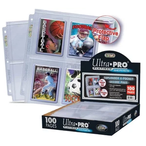 Ultra Pro Platinum Series Toploader 4-Pocket 100 pages - Picture 1 of 1