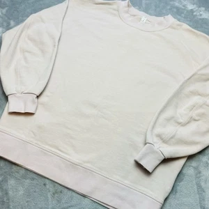 Sudadera recortada Lululemon Softstreme perfectamente grande para mujer 4 rubor Crew - Imagen 1 de 9