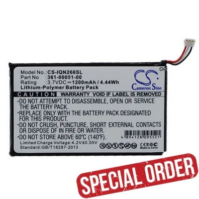 Battery For GARMIN 361-00051-00,Nuvi 2460LMT,Nuvi 2595LM,Nuvi 2595LMT - Image 1 of 4