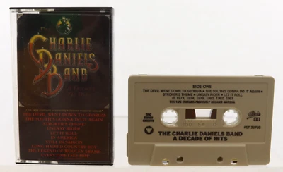 The Charlie Daniels Band  A Decade Of Hits Cassette Tape - Image 1 of 2