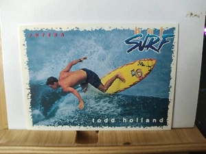 Todd Holland ๐1994 Hot Surf #7 Futera Surfing Trading Card๐ - Picture 1 of 2