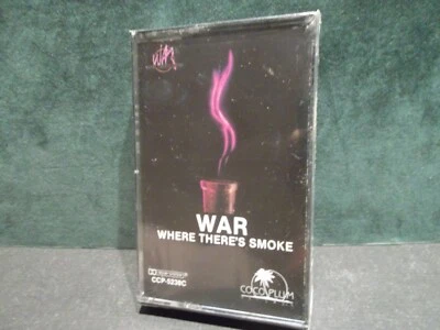 WAR Where There's Smoke RARE SEALED Cassette 1985 Coco Plum NEVER ON CD Groovin - Image 1 of 3