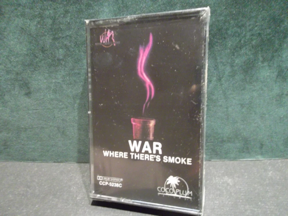 WAR Where There's Smoke RARE SEALED Cassette 1985 Coco Plum NEVER ON CD Groovin - Image 1 of 3