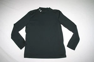 Under Armour Coldgear Base Layer Compression Shirt Youth L Black - Picture 1 of 3