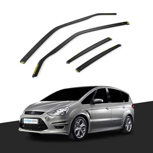 Deflectores de viento tintados para autocaravana Ford S-Max MK2 2010-2015 5 puertas 4 piezas - Imagen 1 de 10