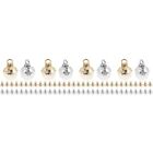  160 Pcs Earring Charms Jewelry Pearl Charms Bracelet Making Charms Crafting