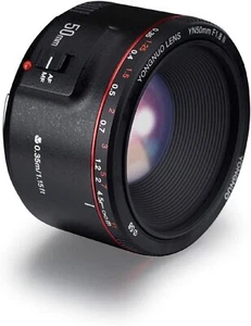 YN50MM F1.8 II Lens for Canon, Large Aperture, AF/MF Prime Lens for Canon - Picture 1 of 7