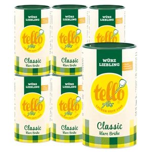 (EUR 11,09/kg) Tellofix Classic Brodo Chiaro 6 x 900 g - MHD 8.09.26 - Foto 1 di 3