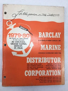 Barclay Marine Distributor Corp 1979 1980 Catalog Boat Supplies Pettit Paints - Picture 1 of 11