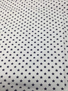 Blue Star Fabric Cotton Quilt 22" x 44" Patriotic F34 - Picture 1 of 5