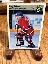 1993 Classic Pro Prospects Card #8 Oleg Petrov Fredericton Canadiens