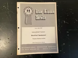 B-275 Tractor Electrical Equipment Service Manual International Harvester IH - Bild 1 von 2