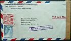 CURACAO INTER ISLAND MAIL 20 FEB 1940 CENSORED AIR COVER FROM ARUBA TO ST. KITTS