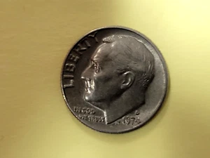 1974 D Roosevelt Dime, DDO Lettering, Year, Mint Mark Errors, Ghost U on Reverse - Picture 1 of 4
