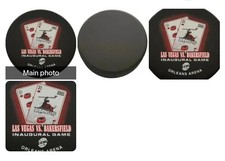 2003 LAS VEGAS WRANGLERS VS BAKERSFIELD CONDORS INAUGURAL GAME PUCK ECHL ++ 🇨🇦